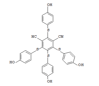 2,4,5,6-四 - （4-羥基 - 苯基硫烷基） - 間苯二甲腈