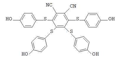 3,4,5,6-四 - （4-羥基 - 苯基硫基） - 鄰苯二甲腈