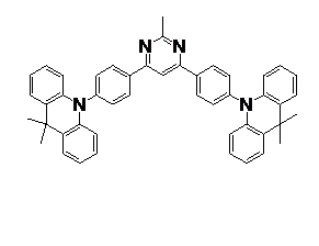 2-甲基-4,6-雙[4-(9,9-二甲基-9,10-二氫吖啶)苯基]嘧啶