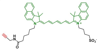 ICG-alkyne 1622335-41-4 炔基修飾的近紅外染料