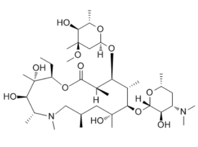 葡聚糖-阿奇霉素 Dextran-Azithromycin 	葡聚糖包載阿奇霉素