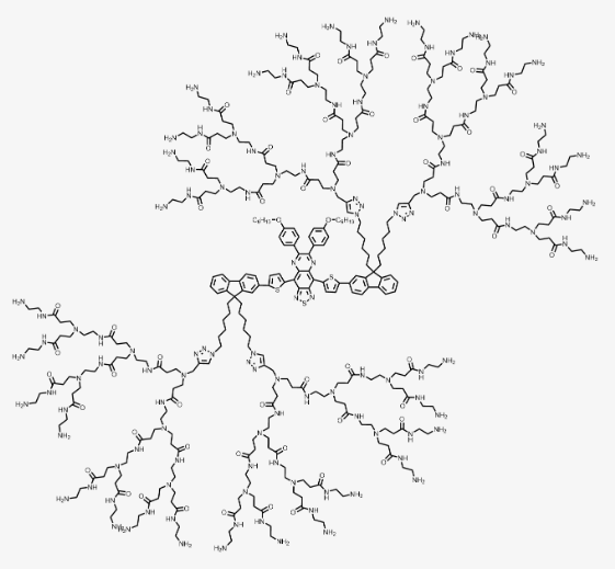 樹枝狀近紅外二區染料，TTQ-PAMAM
