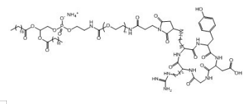 DSPE-PEG5000-cRGD, 多肽序列:c(RGDyk)  磷脂-聚乙二醇-多肽