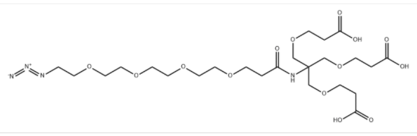 CAS:1398044-51-3 Azido-PEG4-Amido-tri-(carboxyethoxymethyl)-